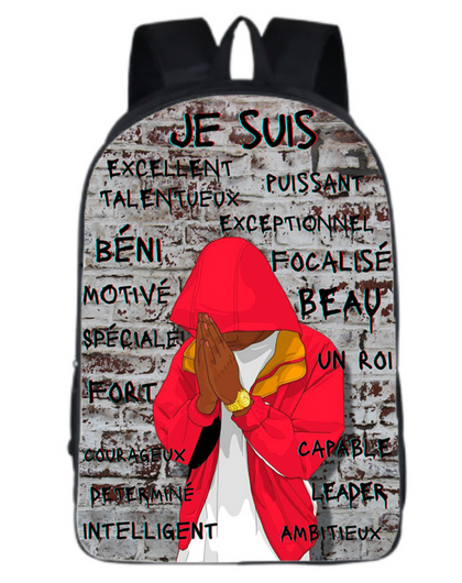 Sac à dos "Je suis"
