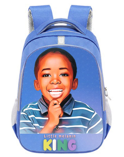 Sac à dos "Little melanin King" (16 pouce)